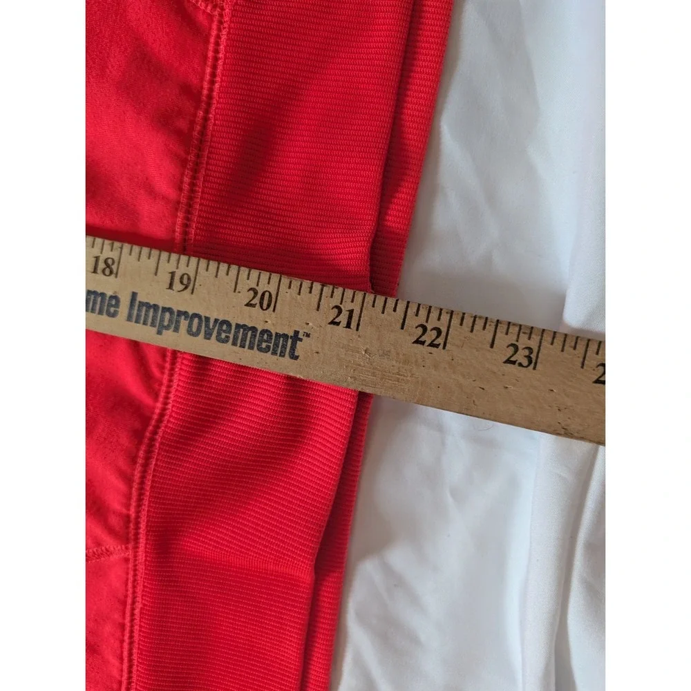 Justice Girls Size 14 Red Full-Zip Softball Long Sleeve Hooded Sweatshirt - Picture 7 of 7